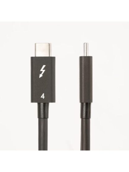STARTECH  CABLE THUNDERBOLT 4 MACHO - THUNDERBOLT 4 MACHO 40 GBIT-S 1 METRO NEGRO - Image 2