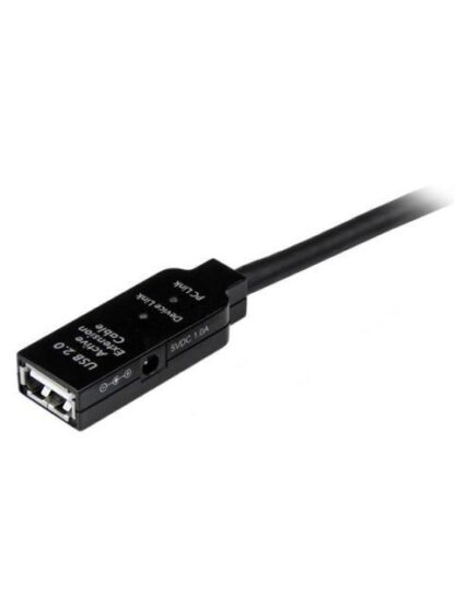 STARTECH  CABLE USB 2.0 DE EXTENSION ALARGADOR ACTIVO USB A MACHO - USB A HEMBRA 15 METROS NEGRO - Image 2