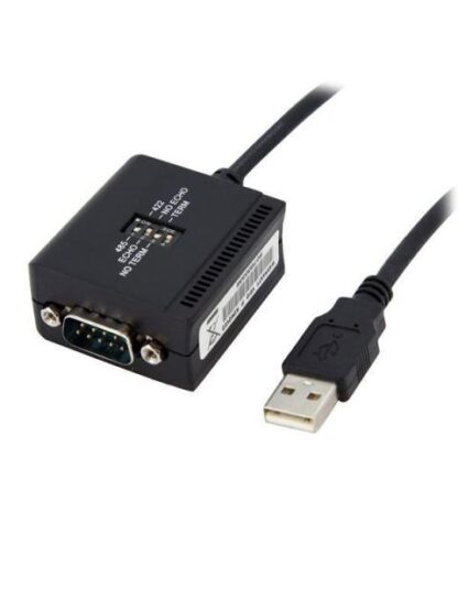 STARTECH  CABLE USB - PUERTO SERIE SERIAL RS422 Y 485 DB9 1.8 METROS NEGRO