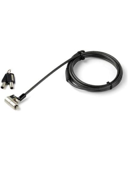 STARTECH  CANDADO DE LLAVE PARA LAPTOPS 2 METROS NEGRO