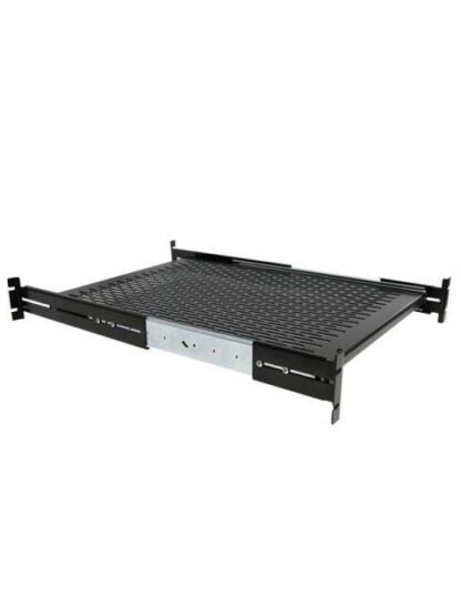 STARTECH  CHAROLA DESLIZANTE PERFORADA TELESCOPICA PARA GABINETE RACK 2U MAX. 22.7KGS