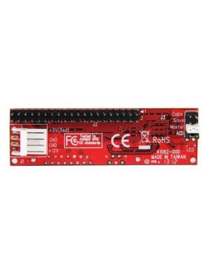 STARTECH  CONVERSOR ADAPTADOR IDE PATA 40-PIN - SATA 0.133 GBIT-S ROJO - Image 2