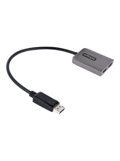 STARTECH  DIVISOR DE VIDEO DISPLAYPORT MACHO - 2X HDMI HEMBRA NEGRO-GRIS - Image 2
