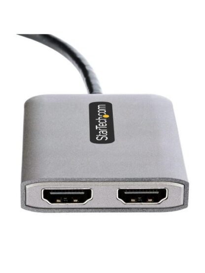 STARTECH  DIVISOR DE VIDEO DISPLAYPORT MACHO - 2X HDMI HEMBRA NEGRO-GRIS - Image 3