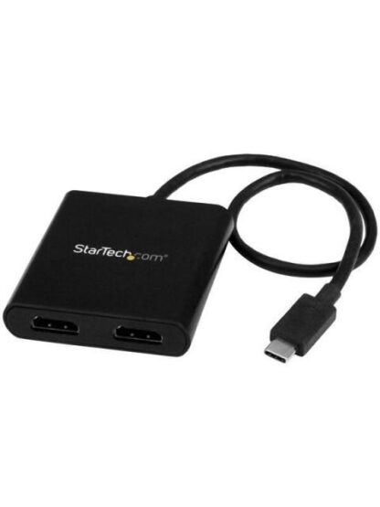 STARTECH  DIVISOR SPLITTER MST USB-C MACHO - 2X HDMI HEMBRA NEGRO