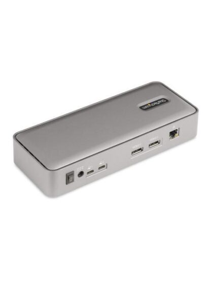 STARTECH  DOCKING STATION 129N-USBC-KVM-DOCK USB-C 2X USB 3.0 3X USB-C 2X USB 2.0 2X DISPLAYPORT 1X RJ-45 GRIS - Image 2