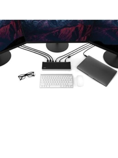 STARTECH  DOCKING STATION DK30CH2DEP USB-C 2X USB 3.0 1X HDMI 2X DISPLAYPORT 1X RJ-45 PLATA-NEGRO - Image 7