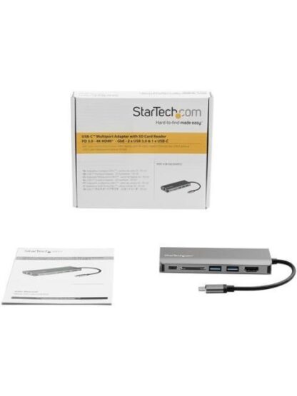 STARTECH  DOCKING STATION HDMI 1X USB C 3.0 1X RJ-45 NEGRO - Image 6