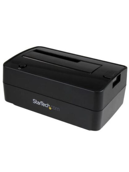 STARTECH  DOCKING STATION PARA 1 DISCO DURO 2.5-3.5 SATA USB 3.1 NEGRO