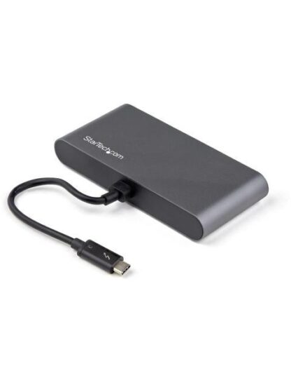 STARTECH  DOCKING STATION TB3DKM2HDL THUNDERBOLT 3 1X USB 3.0 1X USB 2.0 1X RJ-45 2X HDMI GRIS