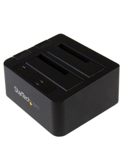 STARTECH  DOCKING STATION USB 3.1 CON UAS PARA 2 DISCOS DUROS O SSD 2.5-3.5 SATA
