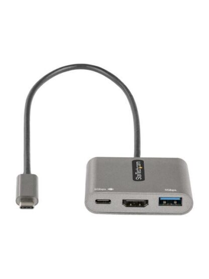 STARTECH  DOCKING STATION USB C 1X USB C 1X HDMI 1X USB A GRIS - Image 2