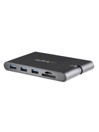 STARTECH  DOCKING STATION USB-C 3X USB A 3.0 1X HDMI 1X VGA NEGRO