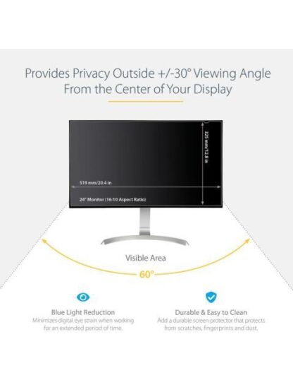 STARTECH  FILTRO DE PRIVACIDAD PARA MONITOR 24 WIDESCREEN 32.5 X 51.9CM - Image 6