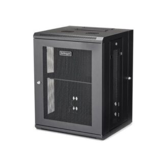 STARTECH  GABINETE ABISAGRADO DE PARED 15U HASTA 90KG NEGRO