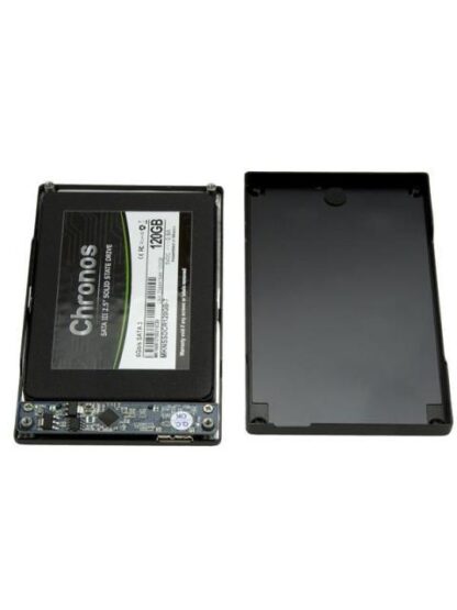 STARTECH  GABINETE DE DISCO DURO 2.5 SATA USB 3.0 NEGRO-ALUMINIO - Image 5