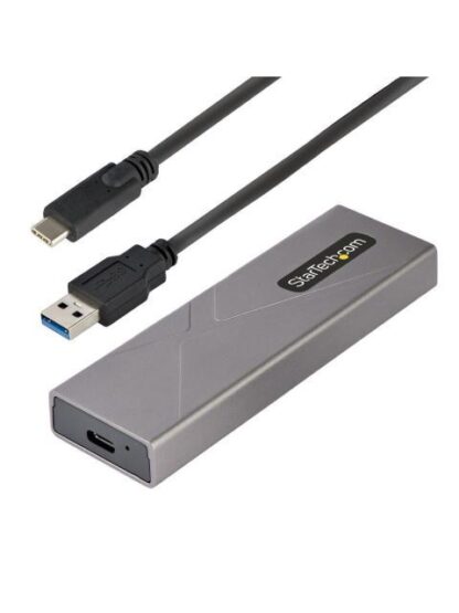 STARTECH  GABINETE DE DISCO DURO M.2 USB-C PLATA