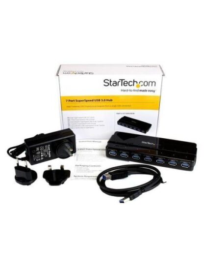 STARTECH  HUB CONCENTRADOR USB 3.0 CON ALIMENTACION DE 7 PUERTOS 5000 MBIT-S - Image 5