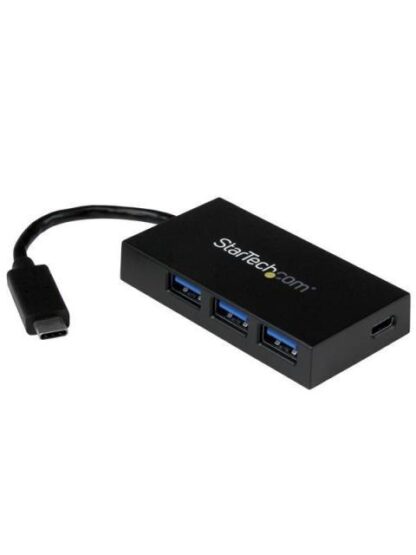 STARTECH  HUB CONCENTRADOR USB C 3.0 MACHO - 1X USB C- 3X USB A NEGRO