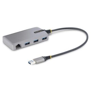 STARTECH  HUB USB 3.0 - 3X USB 3.0 X1 RJ-45 5000 MBIT-S GRIS