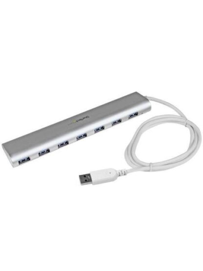 STARTECH  HUB USB 3.0 7 PUERTOS USB-A 5000 MBIT-S PLATA-BLANCO