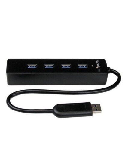 STARTECH  HUB USB A 3.0 MACHO - 4X USB A 3.0 HEMBRA 5000 MBIT-S 15CM NEGRO - Image 2