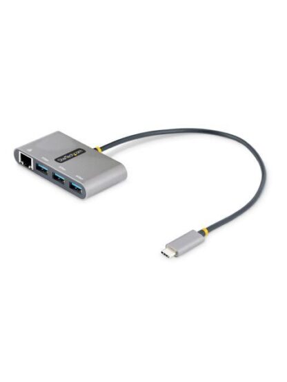 STARTECH  HUB USB C 3.0 3X USB A 3.0 1X RJ-45 GRIS