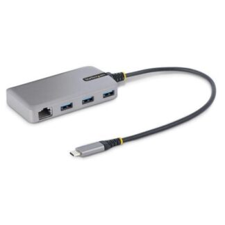 STARTECH  HUB USB C - 3X USB 3.0 X1 RJ-45 5000 MBIT-S GRIS