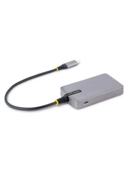 STARTECH  HUB USB C - 3X USB 3.0 X1 RJ-45 5000 MBIT-S GRIS - Image 2