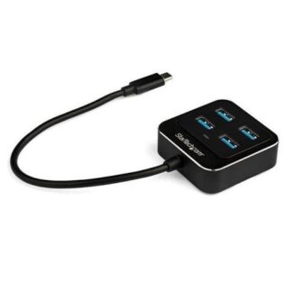 STARTECH  HUB USB-C DE 4 PUERTOS 10.000 MBIT-S NEGRO