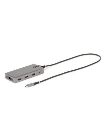 STARTECH  HUB USB-C MACHO 2X HDMI 2X DISPLAYPORT 3X USB-A 1X USB-C 1X RJ-45 GRIS