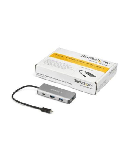STARTECH  HUB USB-C MACHO - 3X USB- 1X USB-C HEMBRA 10.000MBIT-S GRIS - Image 6