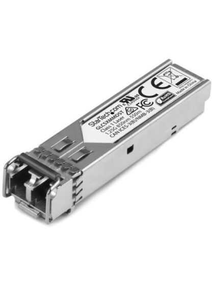 STARTECH  MODULO TRANSCEPTOR DE FIBRA SFP DE 1GB 1000BASE-SX COMPATIBLE CISCO GLC-SX-MMD MINI GBIC MULTIMODO LC 550M DDM