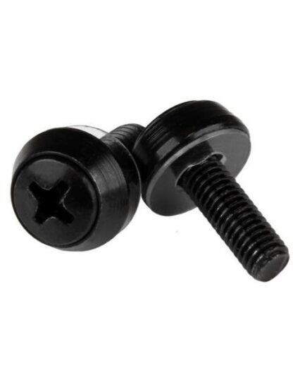 STARTECH  PAQUETE DE 100 TORNILLOS DE MONTAJE M5 X 12MM NEGRO