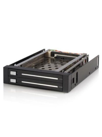 STARTECH  RACK MOVIL BACKPLANE DE 2 DISCOS DUROS HDD SATA 2.5 SIN BANDEJA BAHIA