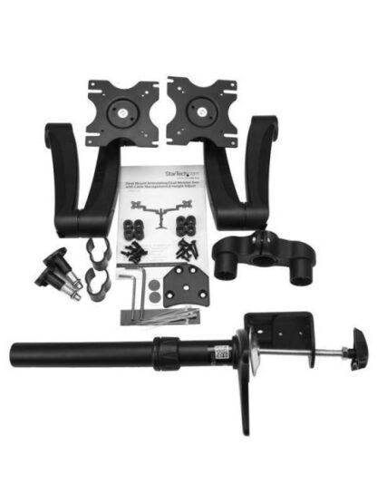 STARTECH  SOPORTE CON BRAZOS ARTICULADOS PARA 2 MONITORES 12-24 MAX. 13.6KGS - Image 9