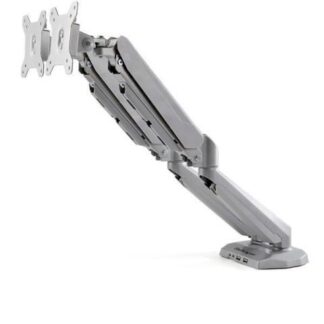 STARTECH  SOPORTE DE ESCRITORIO PARA 2 MONITORES 15 - 32 HASTA 16KG 2X USB PLATA