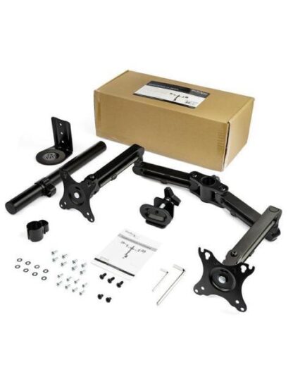 STARTECH  SOPORTE DE ESCRITORIO PARA 2 MONITORES 32 HASTA 8KG NEGRO - Image 9