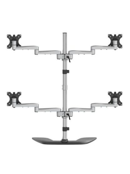 STARTECH  SOPORTE DE ESCRITORIO PARA 4 MONITORES MAX. 32 HASTA 8KG PLATA - Image 7