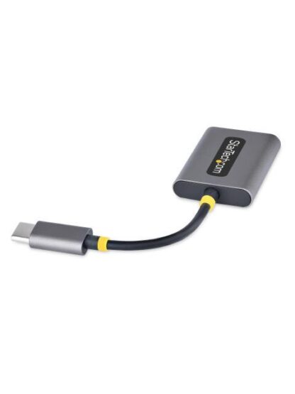 STARTECH  SPLITTER DIVISOR USB-C MACHO - 2X 3.5MM HEMBRA GRIS - Image 2