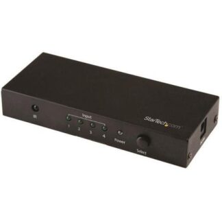 STARTECH  SWITCH CONMUTADOR AUTOMATICO HDMI DE 4 PUERTOS NEGRO