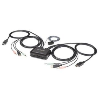 STARTECH  SWITCH KVM SV211DPUA4K 2 PUERTOS DISPLAYPORT-USB