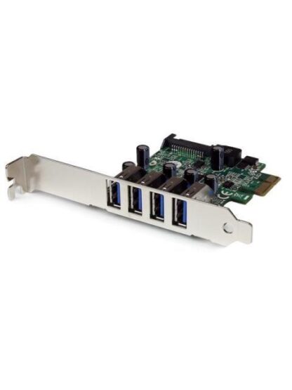 STARTECH  TARJETA PCI EXPRESS DE PERFIL BAJO 5 GBIT-S 4 PUERTOS USB 3.0