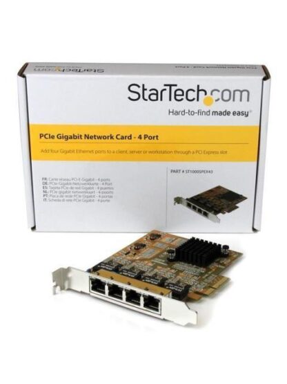 STARTECH  TARJETA PCI EXPRESS ETHERNET GIGABIT DE 4 PUERTOS RJ-45 ALAMBRICO 2000 MBIT-S - Image 6