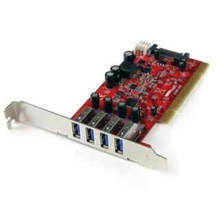 STARTECH  TARJETA PCI PCIUSB3S4 ALAMBRICO 4X USB 3.0