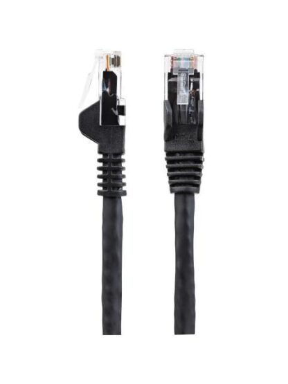 STRATECH  CABLE PATCH CAT6 UTP SIN ENGANCHES RJ-45 MACHO - RJ-45 MACHO 2 METROS NEGRO - Image 3