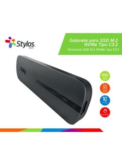STYLOS GABINETE DE SSD M.2 USB-C GRIS - Image 5