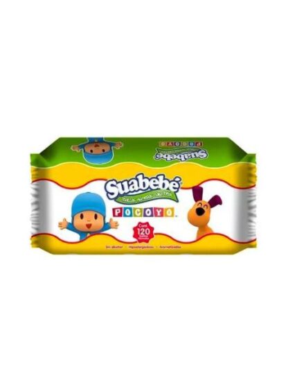 SUABEBE POCOYO TOALLA HUMEDA 120 PZ