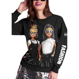SUDADERA BARBIE NEGRO BARBIE