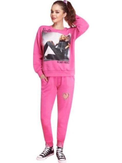 SUDADERA BARBIE ROSA BARBIE